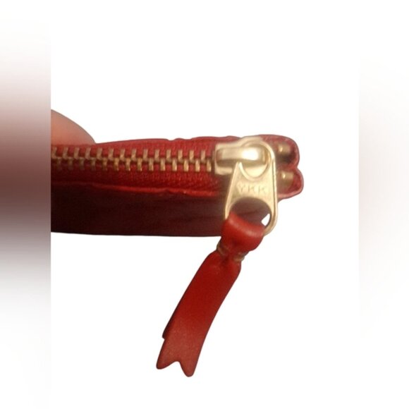 COMME des GARCONS Embossed Red wallet - Picture 4 of 13